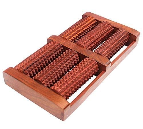 KEDY Wooden Roller Foot Massager Body Stress Buster & Accupressure Point Device Relaxation Health Care Product Foot Massager and Legs Pain Relief